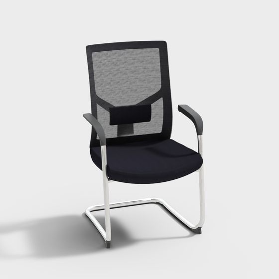 Modern Minimalist Office Chair 3D model
