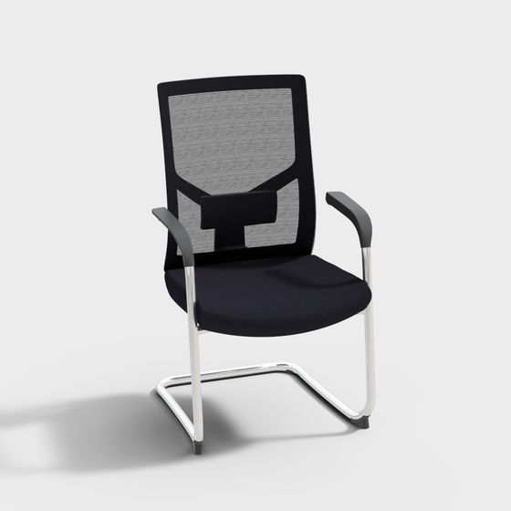 Modern Minimalist Office Chair 3D model