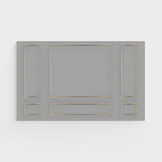 Elegant Panel 3D model