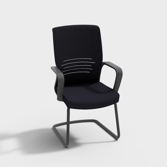 Modern Low-Poly Chair 3D model