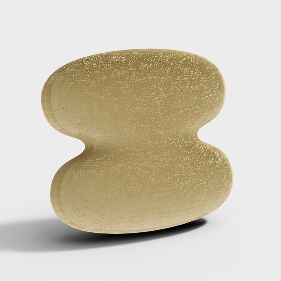 Elegant Curved Chair 3D model Design