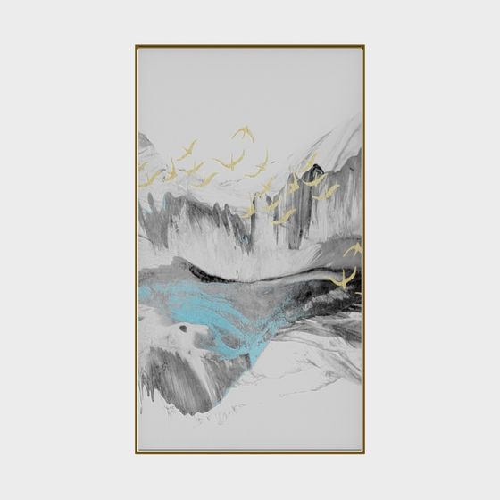 Morning Dawn Birds 3D model