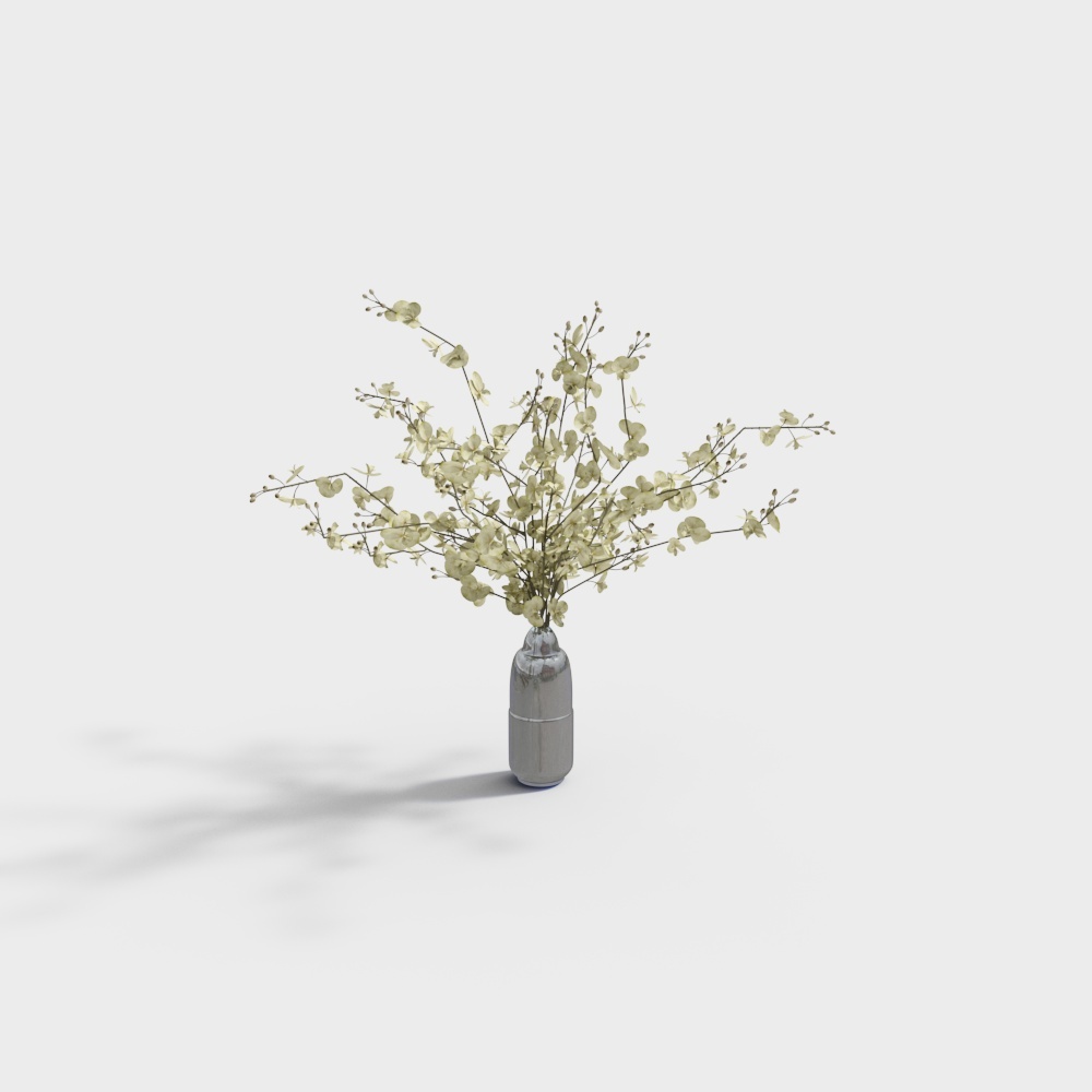 멋진 집에는 음악 분재 식물 조 243956-6