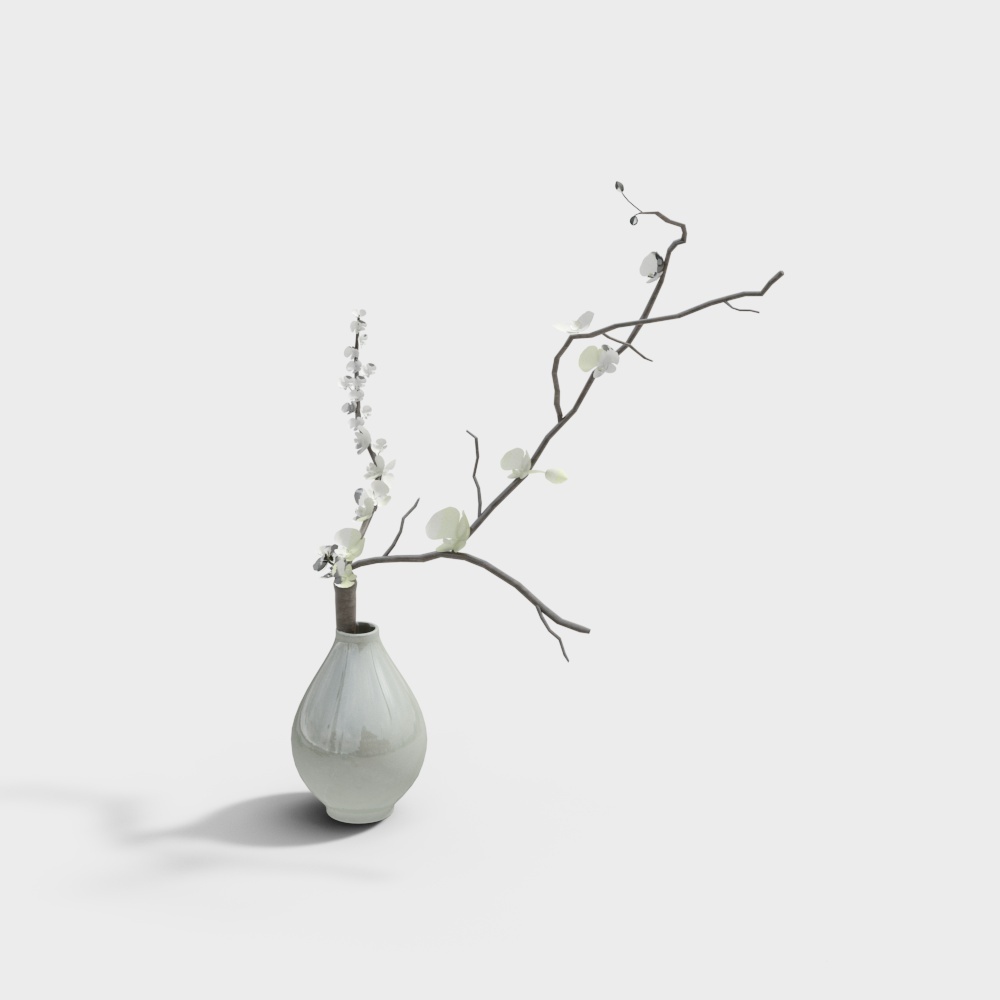 멋진 집에는 음악 분재 식물 조 243956-2