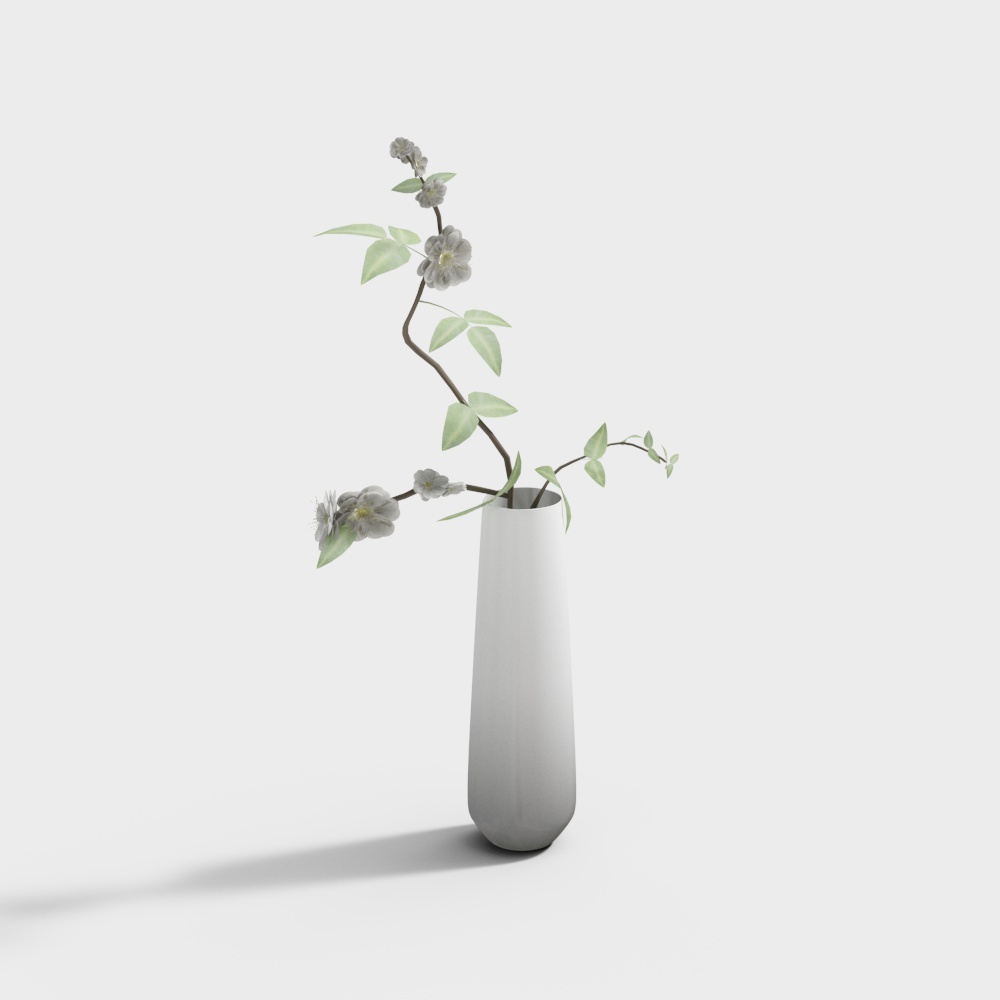 酷家樂-新中式花藝擺件插花270756-1