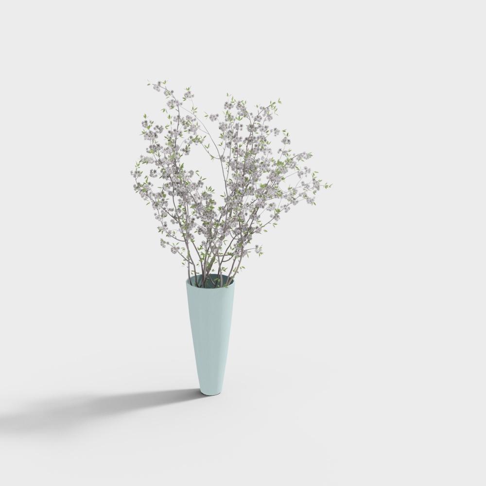 멋진 집에는 음악 분재 식물 조 243956-3