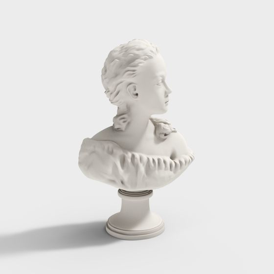 Elegant Bust 3D model for Artistic Creations