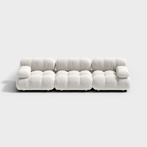 Cozy Comfort 3D model Sofa