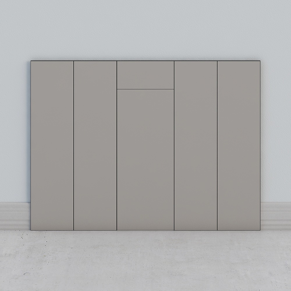 Minimalist style background wall wood panel wall