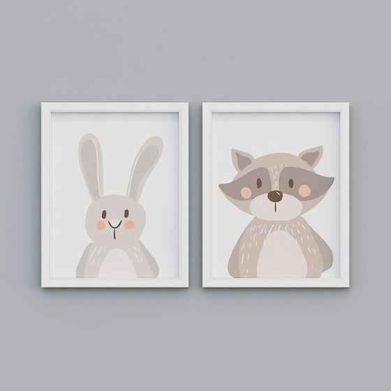 Colgar fotos de niños