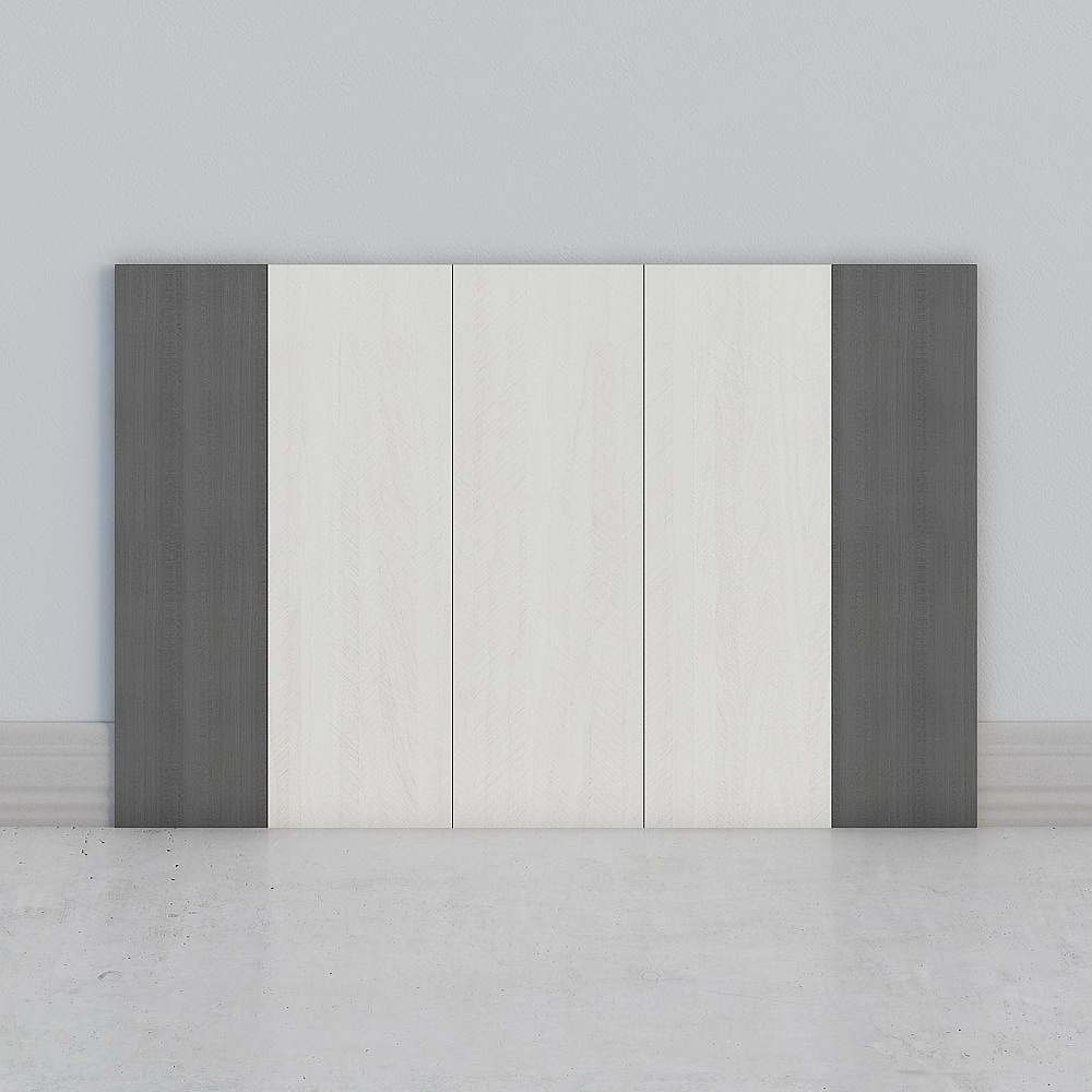 Minimalist style background wall wood panel wall