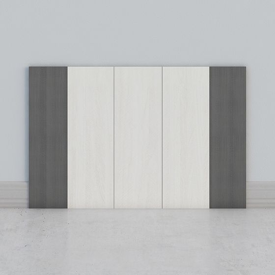 Elegant Split Panel 3D model for Contemporary Spaces