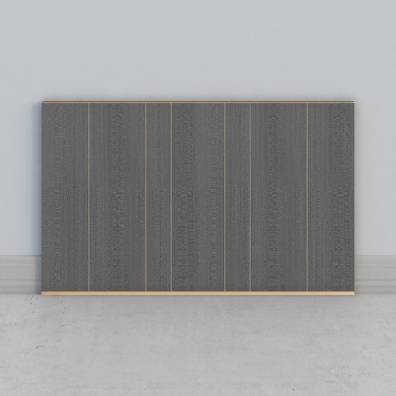 Tường phong cách tối giản tường gỗ