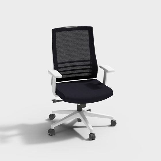 Elegant Office Chair 3D model for Contemporary Spaces