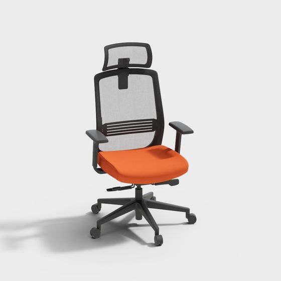 Contemporary Ergonomic Office Chair 3D model