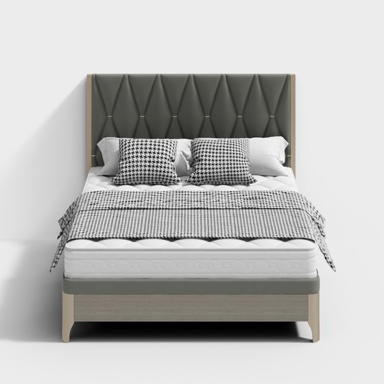 Urban Elegance 3D model Bed
