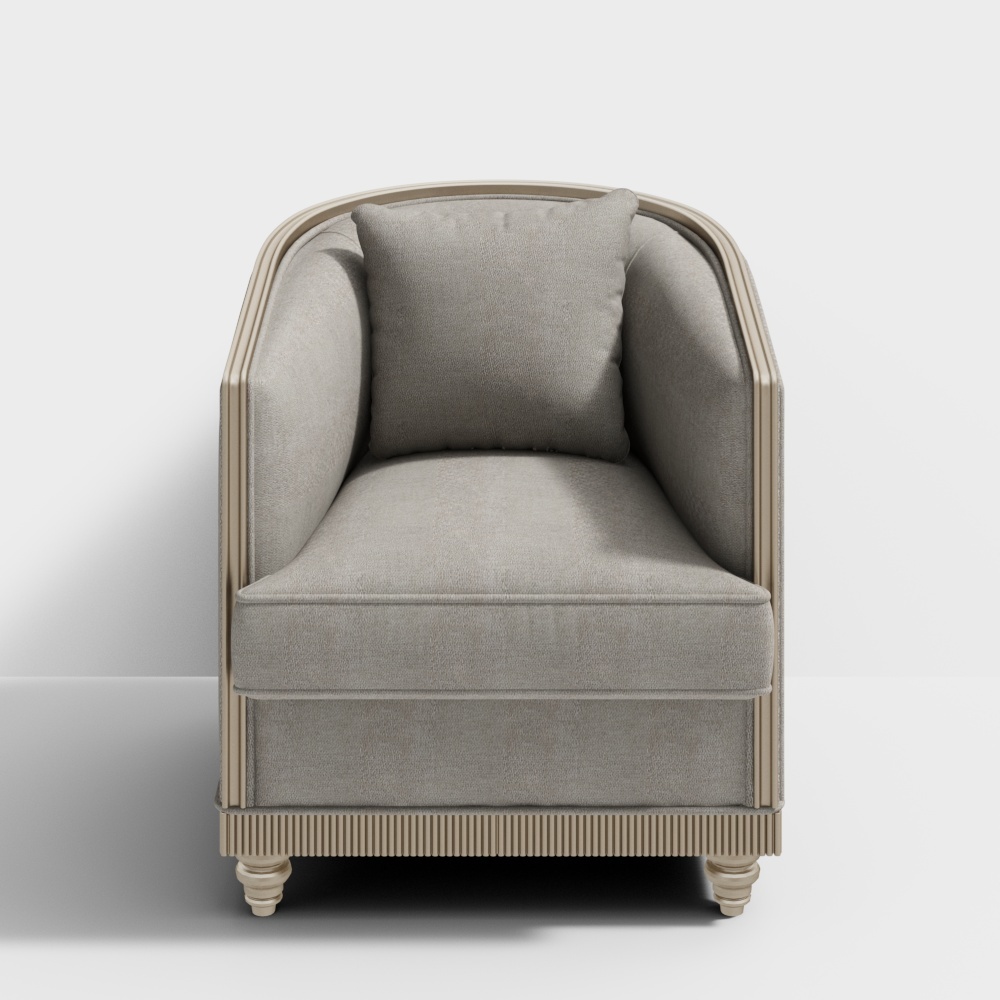 Huina KLMN series American lightweight dual armrest single-bit combination sofa ML601s