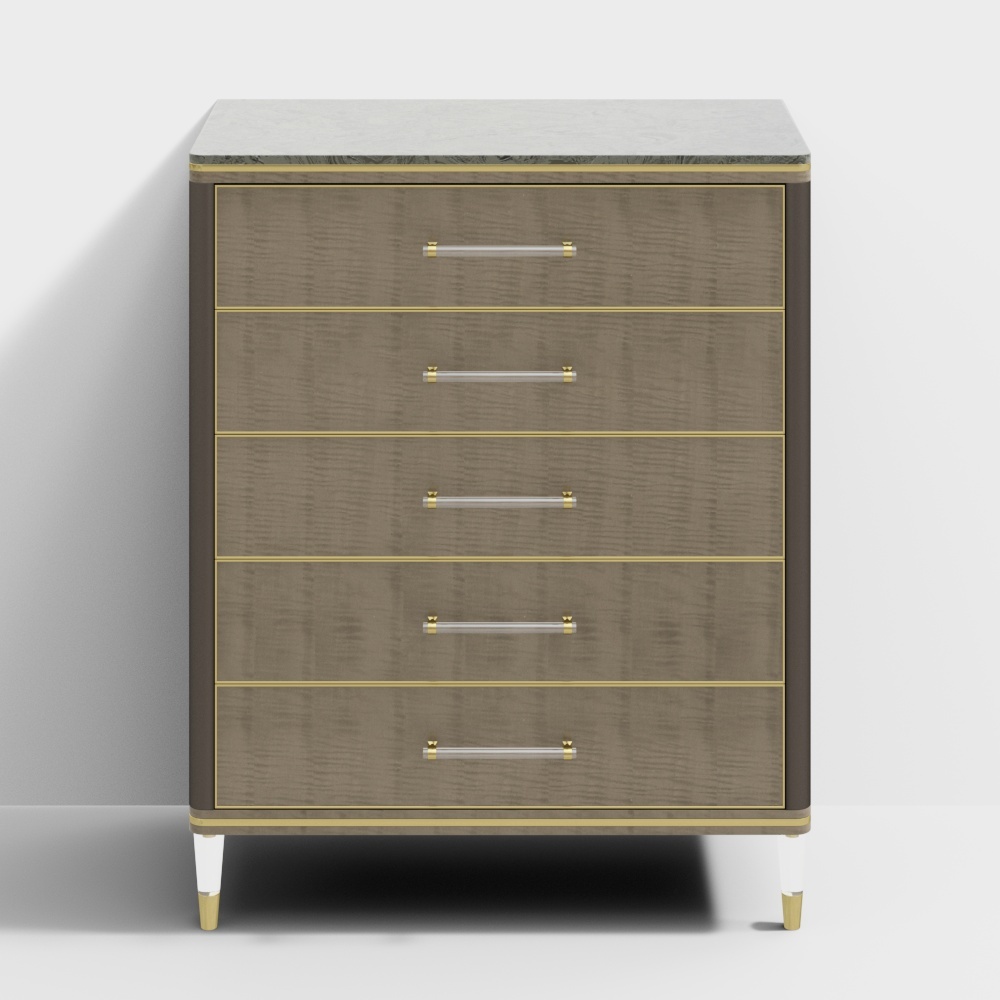 Armoire à cinq seaux de luxe légère américaine Huina série MLKN ML675