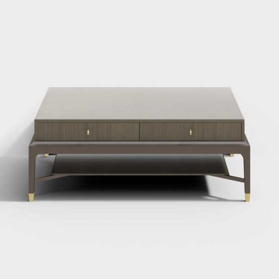 Stylish Urban Living Room Coffee Table 3D model