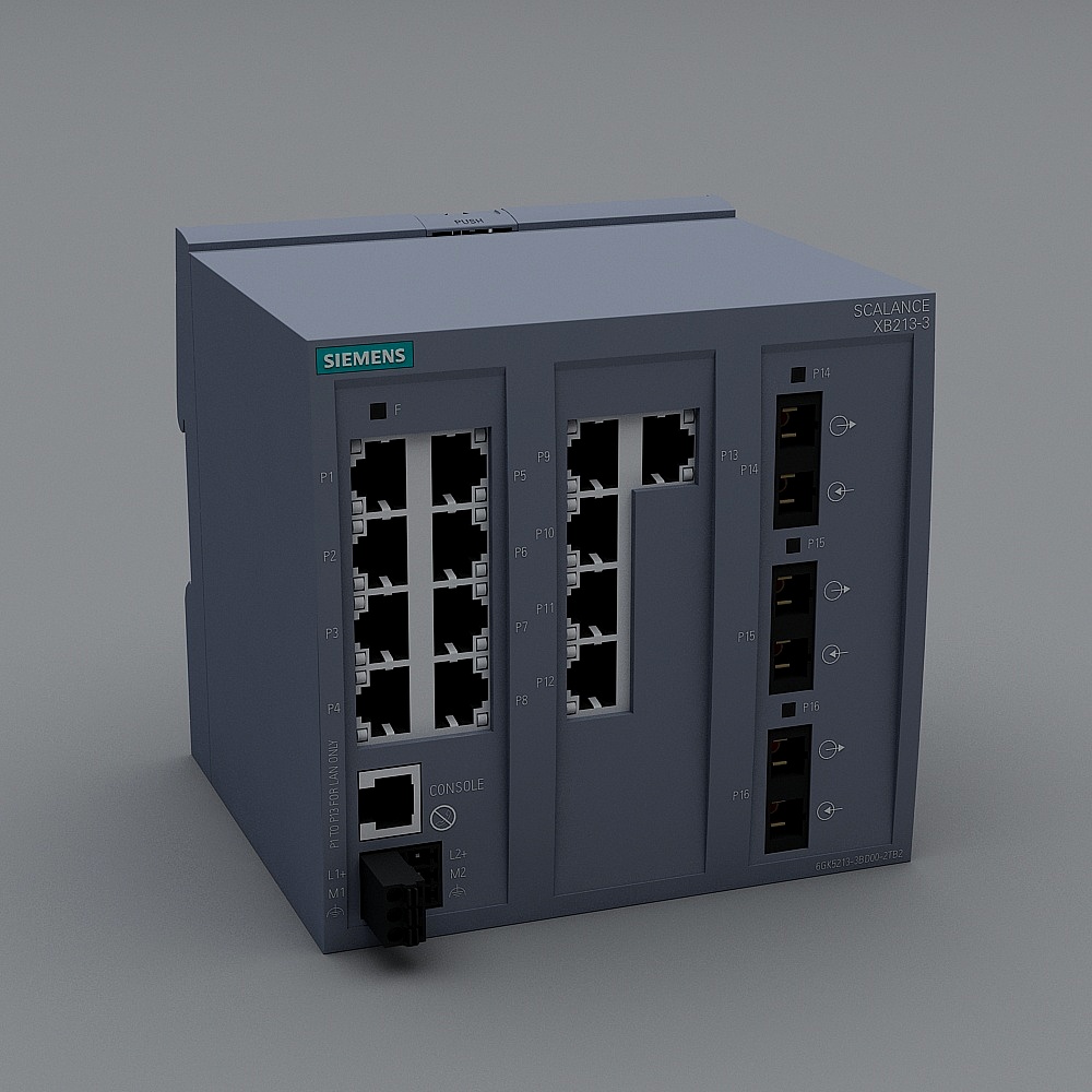Siemens Scalance XB213-3 Switch 3D model