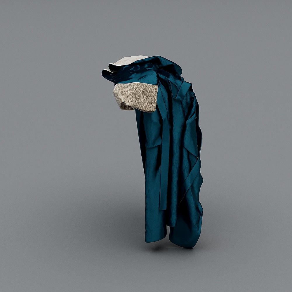 Low-Poly Origami Bear 3D model