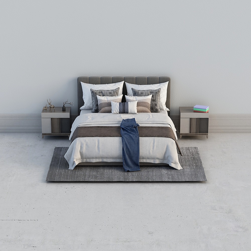 Letto Matrimoniale con Comodino