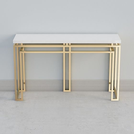 Urban Style Console Table 3D model