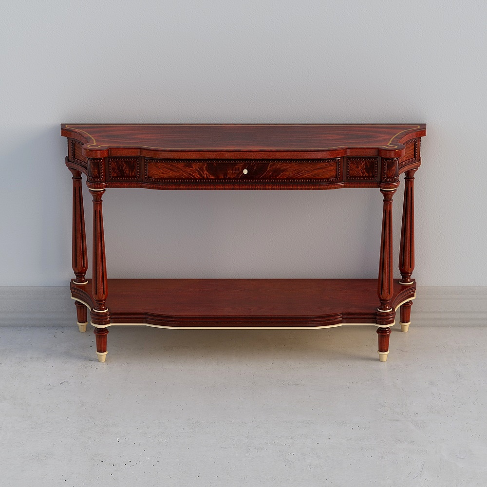 Elegant Console Table 3D model