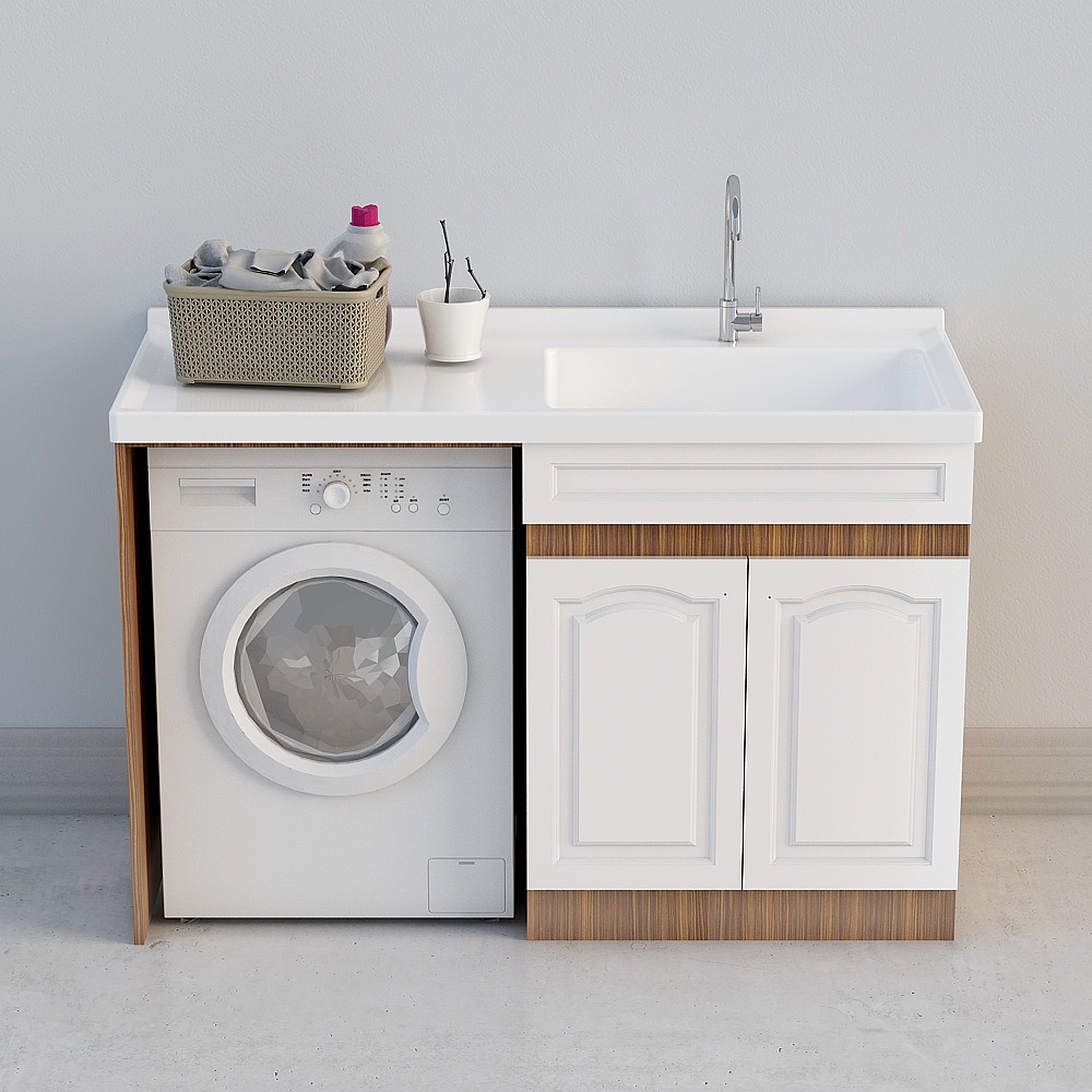 Washer cabinet