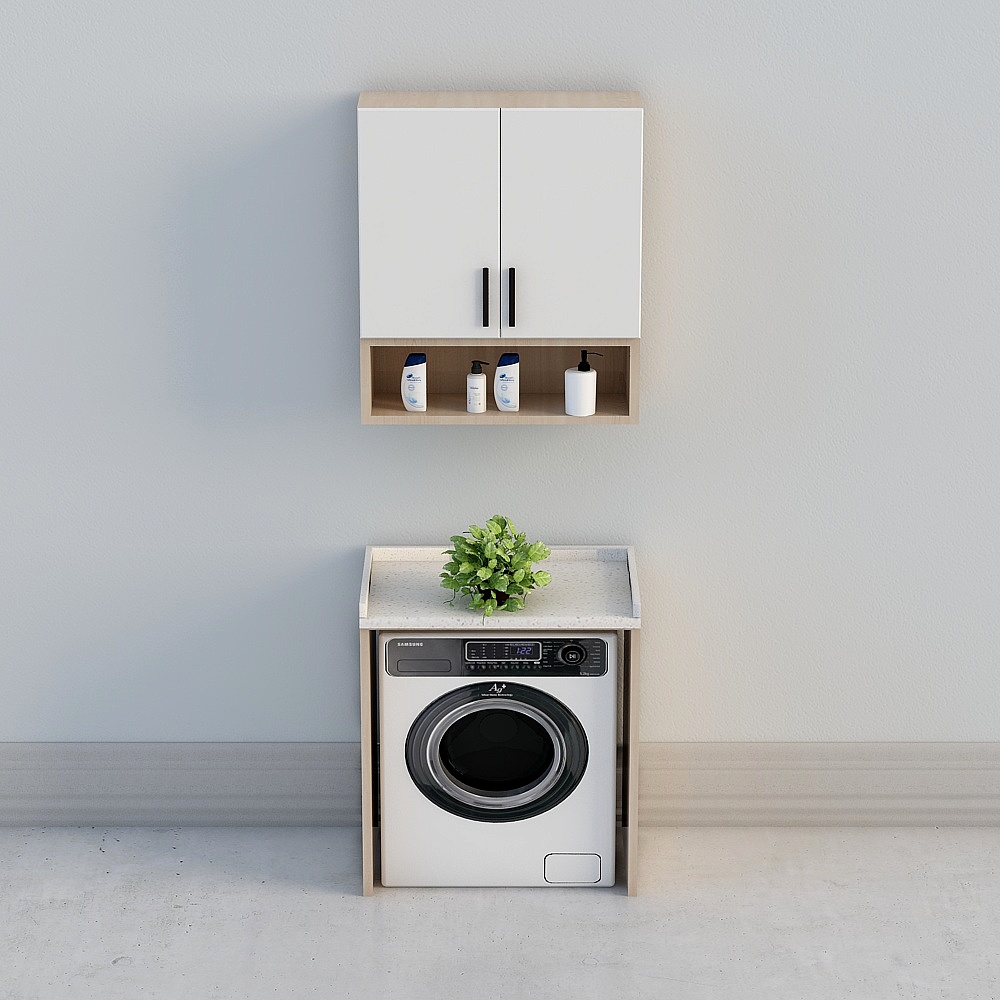 Washer cabinet