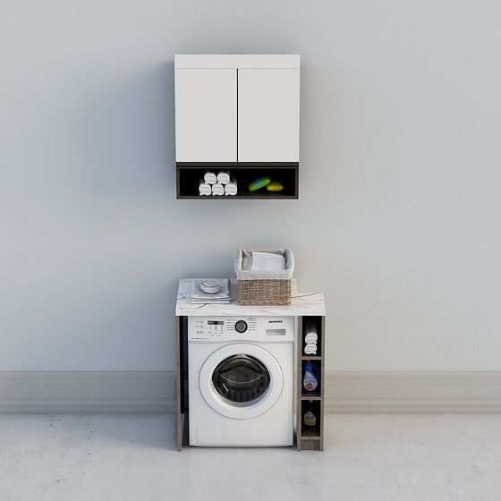 Modern Laundry Room 3D model