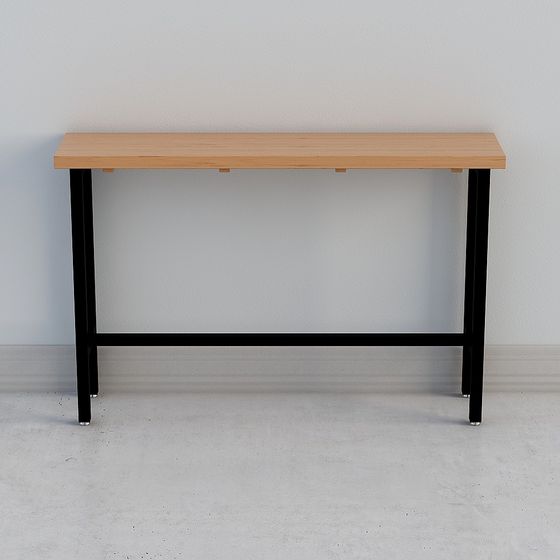 Industrial Style Console Table 3D model