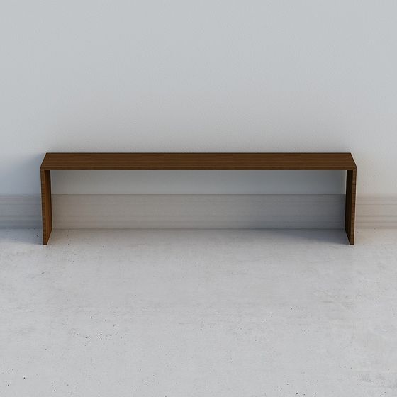 Urban Bench 3D model for Modern Design