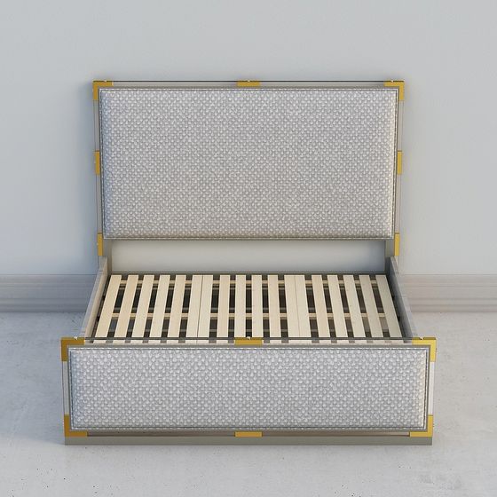 Urban Elegance Bed 3D model