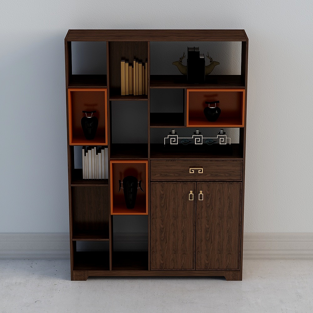 Urban Elegance Bookshelf 3D model