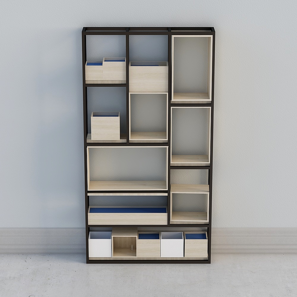 Tủ vách ngăn bằng sắt hiện đại-2