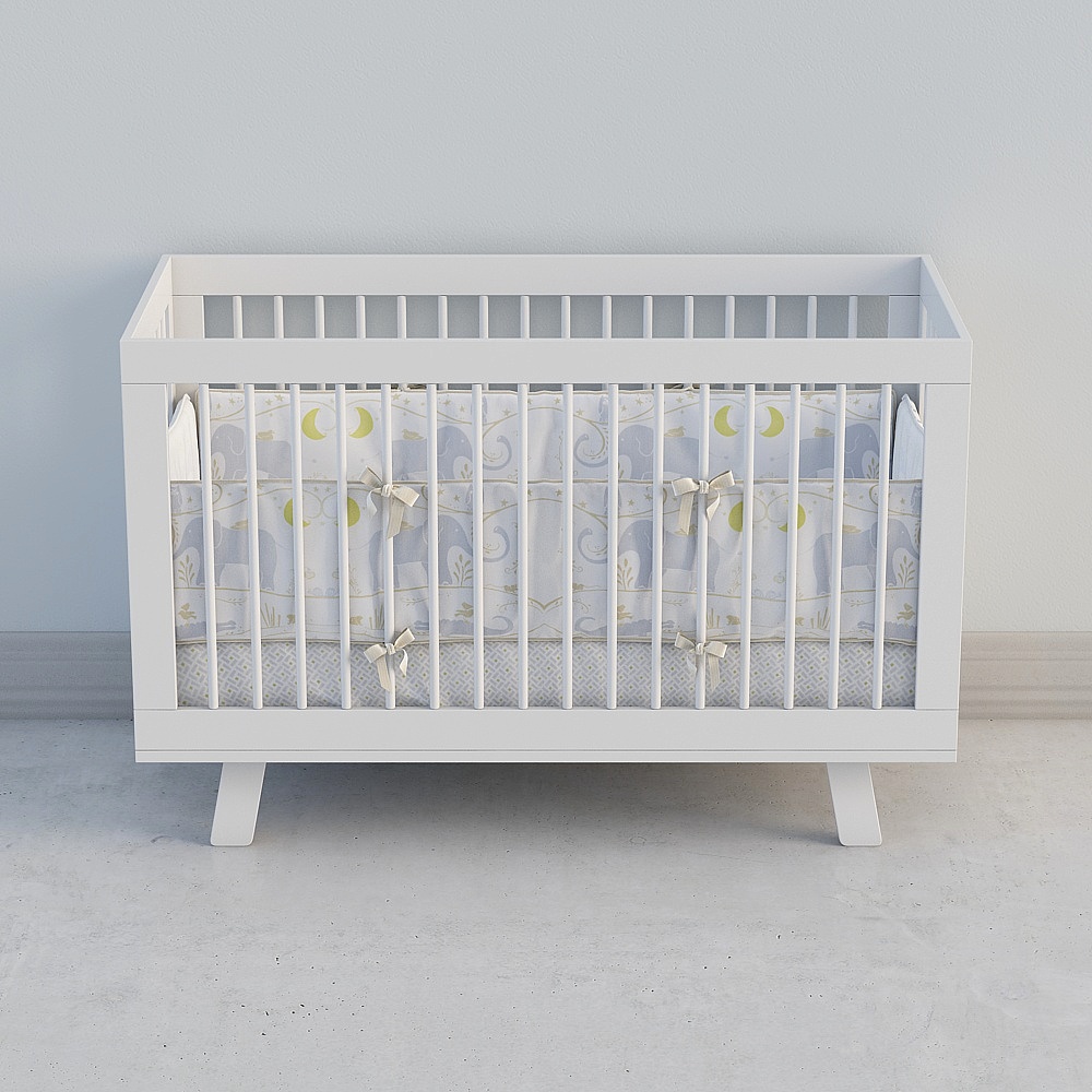 Cool House - Decorazione Moderna della Stanza dei Bambini Modello 3D-4 (Letto