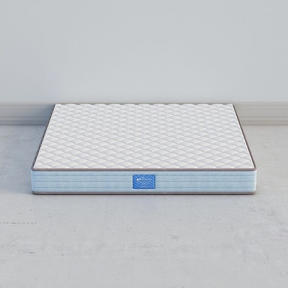 Elegant 3D Mattress Model for Modern Interiors