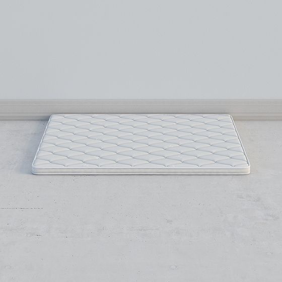 Minimalist 3D Mattress Model Design