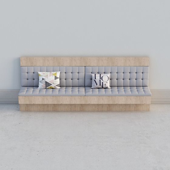 Modern Booth Seating,Seats & Sofas,Gray