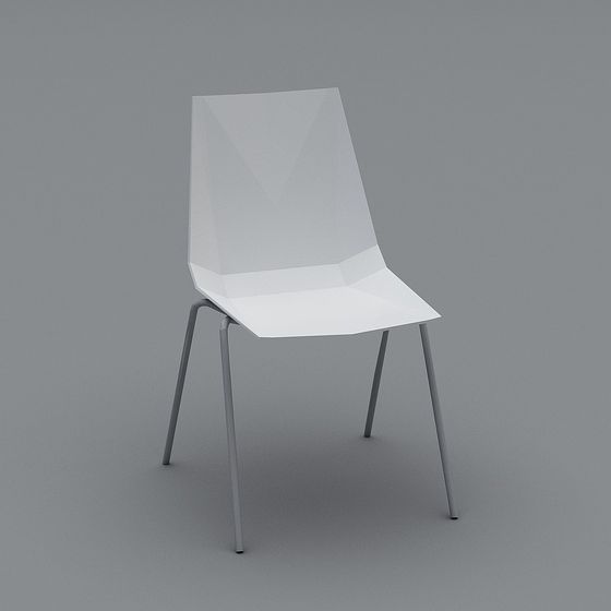 Elegant Minimalist Chair 3D model