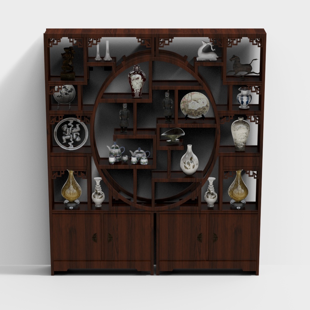 Curio shelves