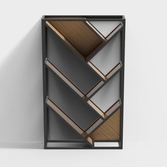 Geometric Elegance Shelf 3D model
