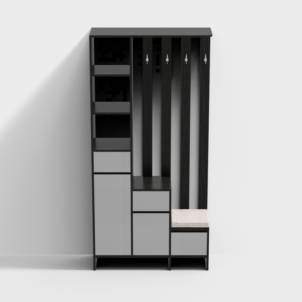 Custom foyer cabinets