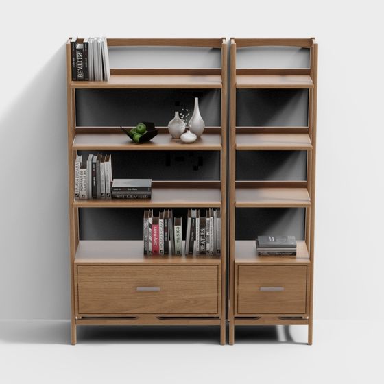 Urban Elegance Bookshelf 3D model