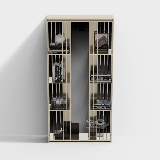 Urban Elegance Bookshelf 3D model