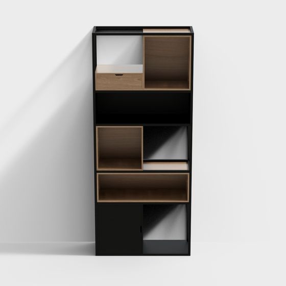 Urban Elegance Bookshelf 3D model