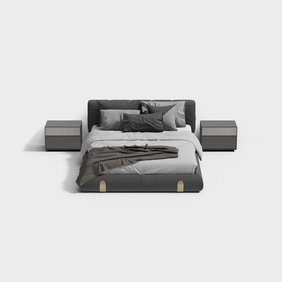 Urban Retreat Bed 3D model