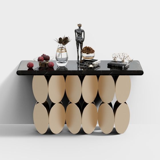 Stylish Round Table 3D model for Modern Interiors