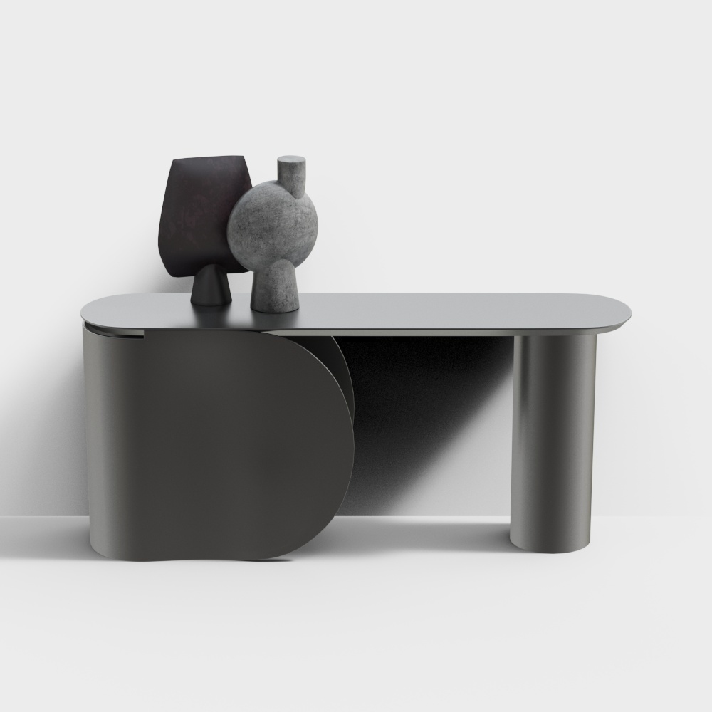 Sleek Modern Desk 3D model